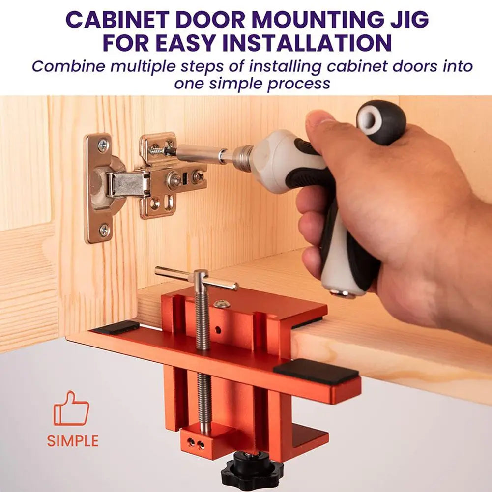 Cabinet Door Mounting Jig Support Arm And Clamp Integrated Aluminum Alloy Body Heavy Duty Tool For Cabinets With Face Fra Tool