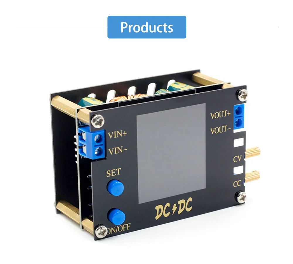 FNIRSI DC DC Automatic Boost/Buck Converter CC CV Power Module 0.5-30V 3A 35W/4A 50W Adjustable Regulated power supply Voltmeter