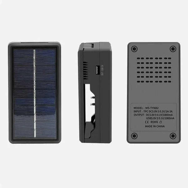 18650 Solar Battery Charger Multi Munctional Solar Type C Intelligent Lithium Battery Holder detail image 6