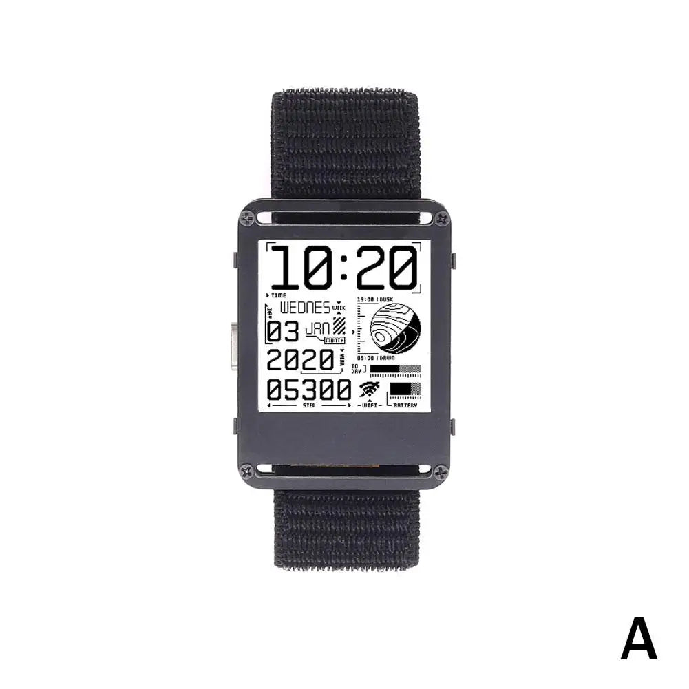 ESP32 Open Source V2.0 Gift E-ink Display Smart Watch Display Screen 200x200 Ultra-low Power Electronic Smart Watch 2025