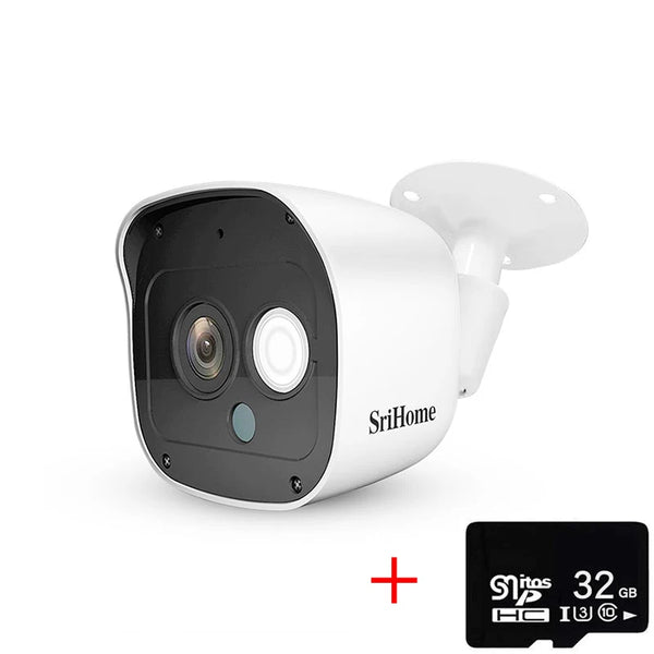 Srihome SH029 Smart 3MP MINI IP camera 3x digital zoom wifi HD camera Outdoor Waterproof Night Vision Mobile Security PTZ Camera