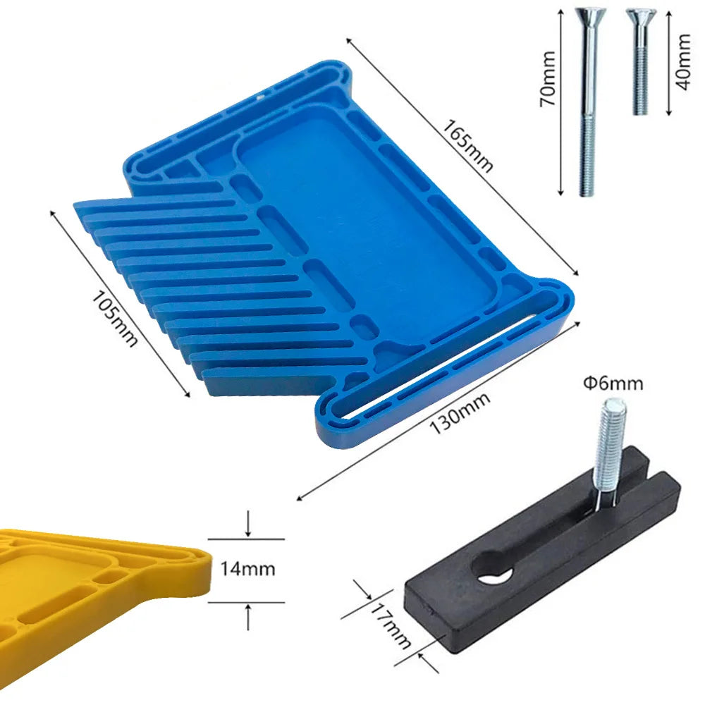 Multi-purpose Extended Feather Loc Board Set for Woodworking and Engraving Machine Ideal for Precision Cutting Routing and Safet