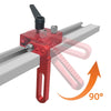 Miter Saw Fence  Track Stop Block Mitre Table Saw DIY Push For 30/45 Type Aluminum Alloy Track 75 Type Fence Modified Table Saw