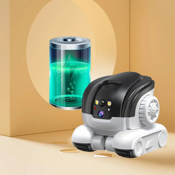 Pet Camera Dual Lens Wifi Camera Robot Pet Tracking Color Night Vision Laser Indication Teasing Remote Monitor Home Camera