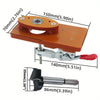 Hinge Drilling Jig 35mm Guide  Locator Hinge Hole Drilling Concealed Carpenter Woodworking Installation Household Opener Tool