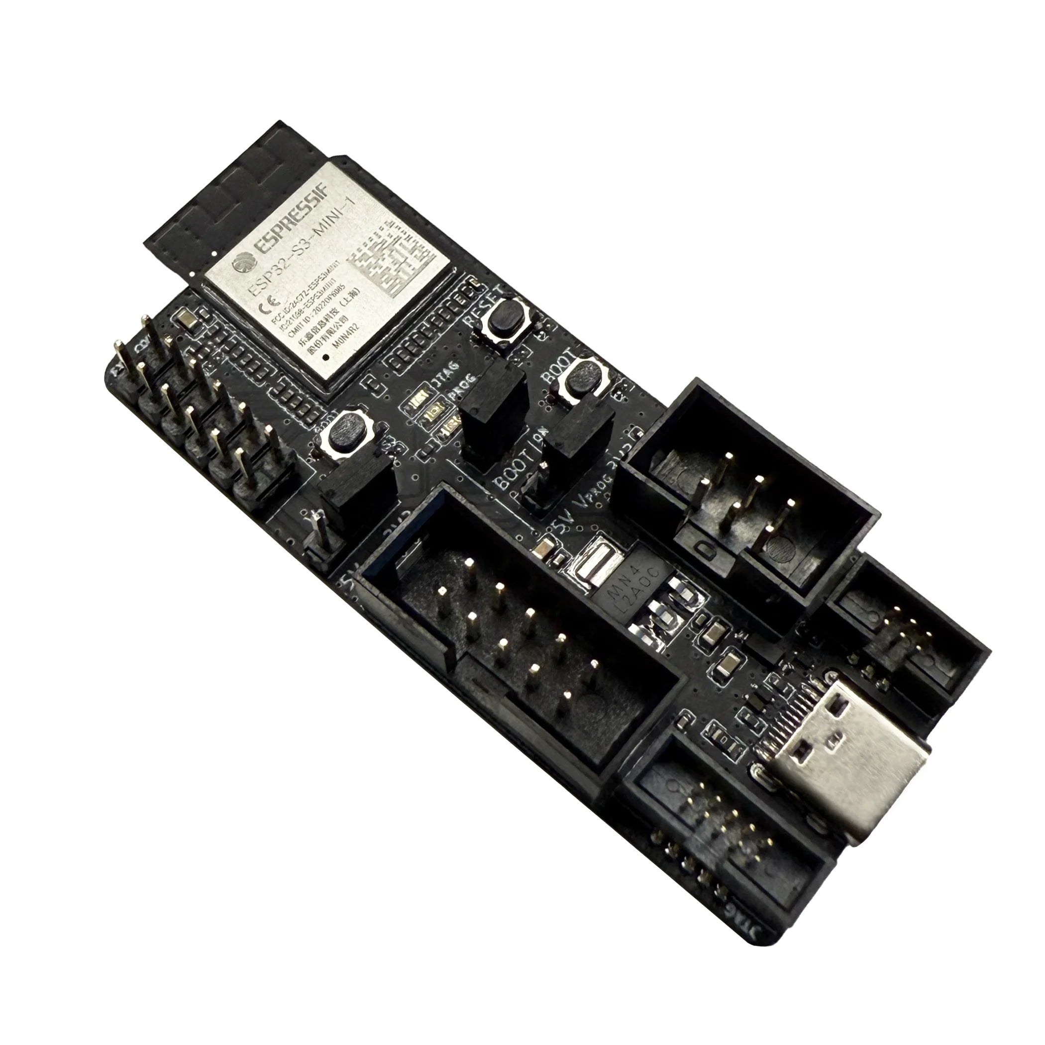 Espressif ESP-Prog-2 Debugger Serial Communication, JTAG In-Circuit Debugging, Firmware Auto Downloader