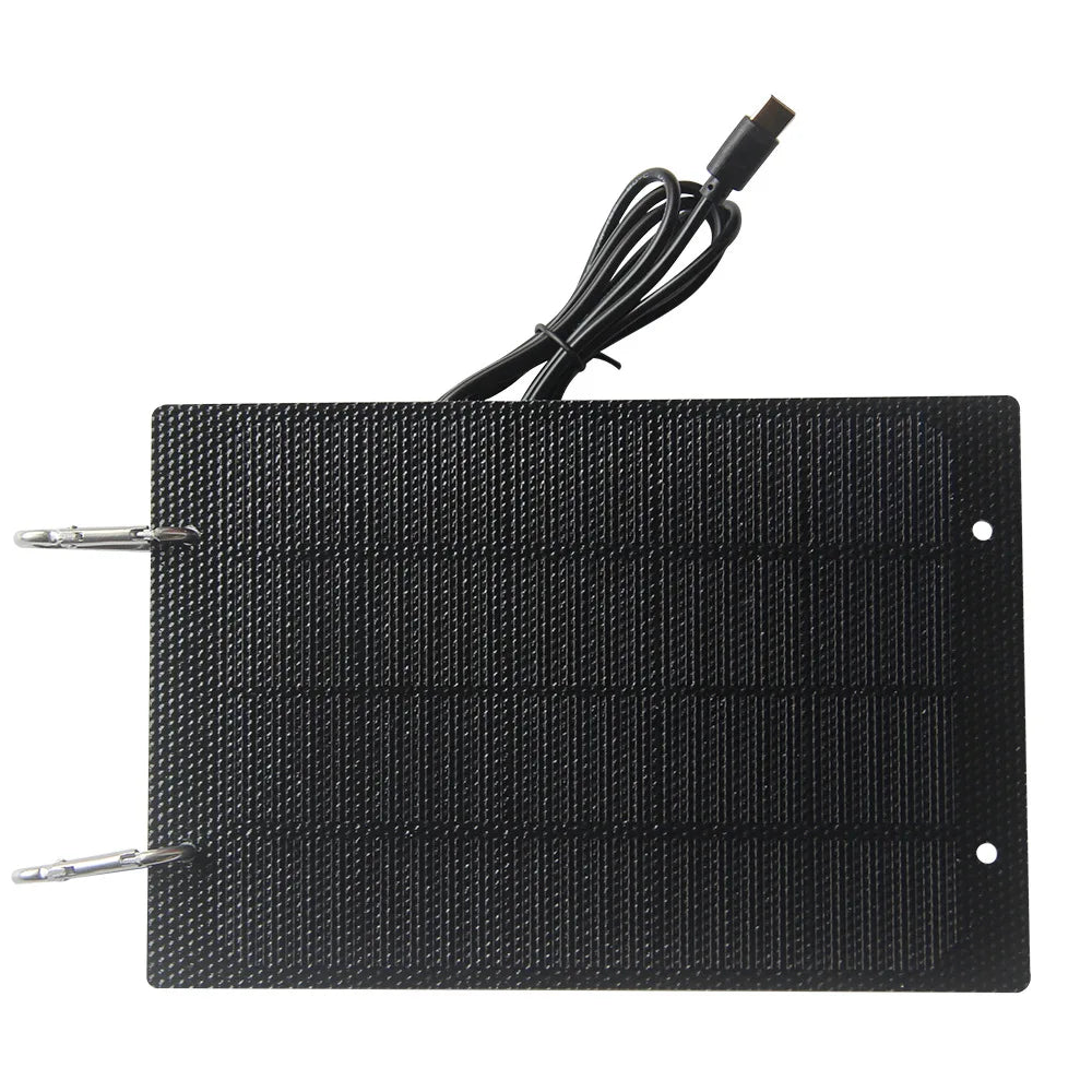 5W 5V ETFE Solar Panel Charger Type-C Output Solar Power Bank for Mobile Phone Security detail image 5