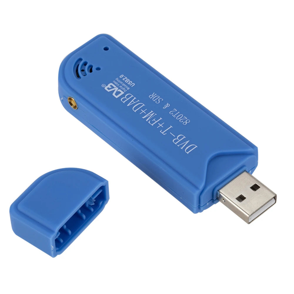 Mini TV Stick portátil 820T2 Digital USB 2.0 TV Stick DVB-T + DAB + FM RTL2832U Compatible con sintonizador SDR Receptor Accesorios para TV