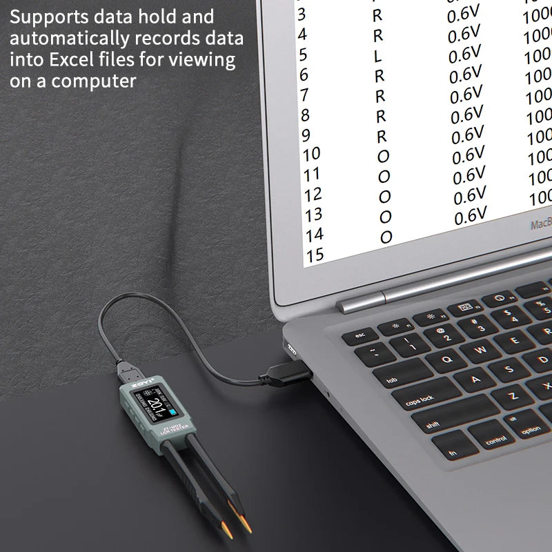 ZOYI ZT-MD2 Intelligent Tweezers Lcr Digital Bridge Tester One Click Measurement Of Resistance Capacitance, And Inductance