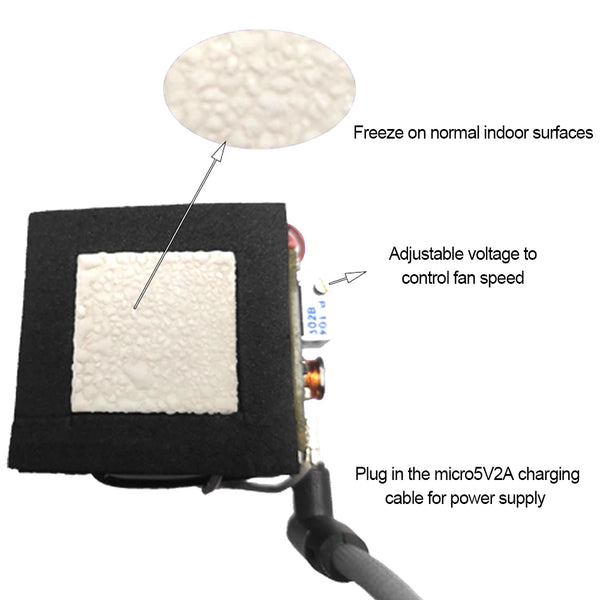 SR-01 5V Thermoelectric Cooler Peltier Elemente Module 40*40MM 5V Semiconductor Refrigeration Chip Easy to DIY/Assemble