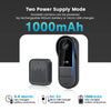 Tuya WiFi doorbell  2-way HD 1080P, microSD/cloud, waterproof, 1000mAh battery, long standby,Wireless Security Camera