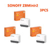 SONOFF Zbminir2 Extreme Zigbee Smart Switch Smart Home DIY Switch Module ZBMini External Switch Control Via eWelink APP Alexa