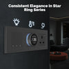 MOES Tuya ZigBee Smart Knob Thermostat Star Ring Series Temperature Controller Water Boiler Electric Heating With Alexa Google