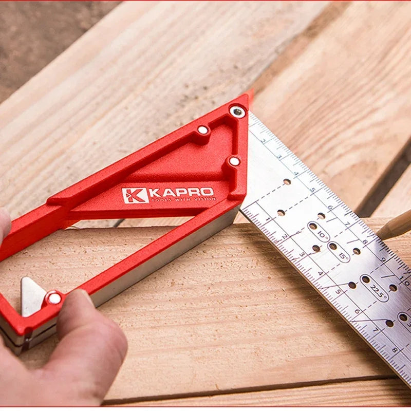 Multifunction Stainless Steel Carpenter Square Angle Marking Right Ruler Try Square Precision Tool For Joiner Carpenter Wood