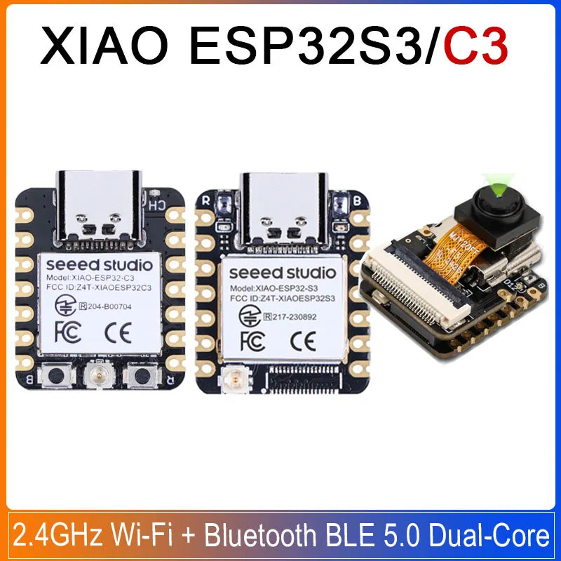 XIAO ESP32S3 Sense ESP32S3/ ESP32C3 Seeed Studio ESP32 S3 C3 mini 2.4GHz Wi-Fi + Bluetooth BLE 5.0 Dual-C product image