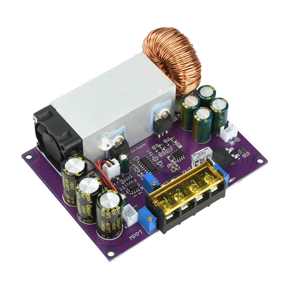 800W 25A MPPT Solar Charger Power Supply Module 18V-90V to 2-60V DC-DC Step Down Buck detail image 7