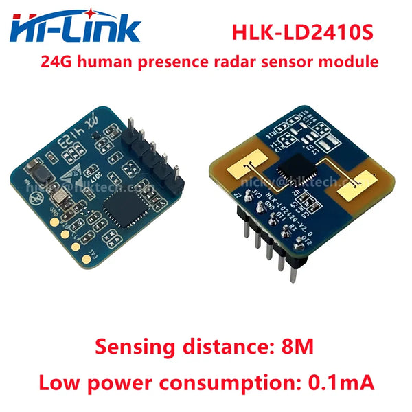 Hi-Link Rohs/FCC/CE 24G HLK-LD2410 LD2410C LD2402 LD2450 LD2401 Smart Home/Hotel Human Presence Motion Sensor Radar Module