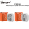 SONOFF SNZB 02D Zigbee Temperature Humidity Sensor with 2.5" LCD Screen for EWeLink SONOFF ZigBee Bridge Alexa Google Home Alice