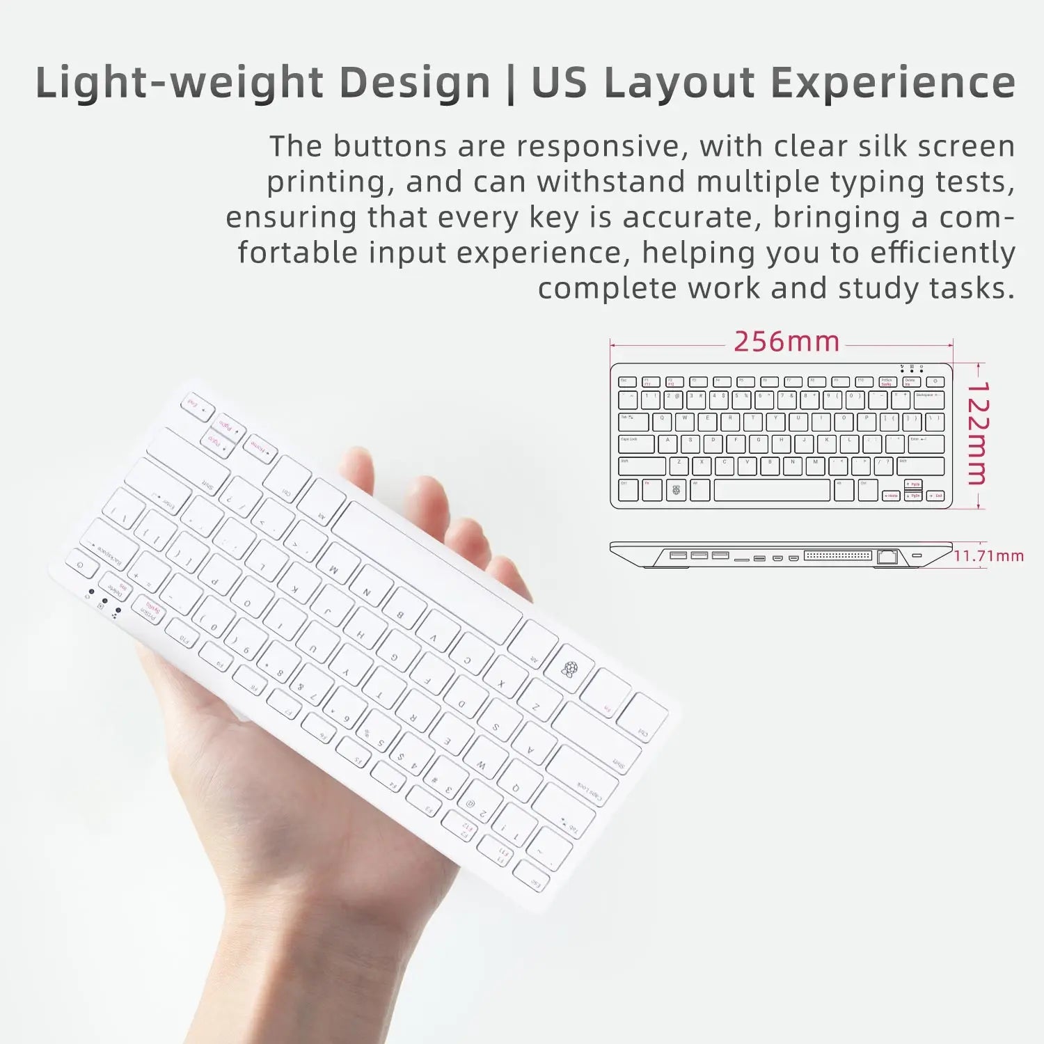 New Raspberry Pi 500 Official Keyboard Powerful Computer Kit Mainboard All in One Programming Built Into Quad-core Arm Processor