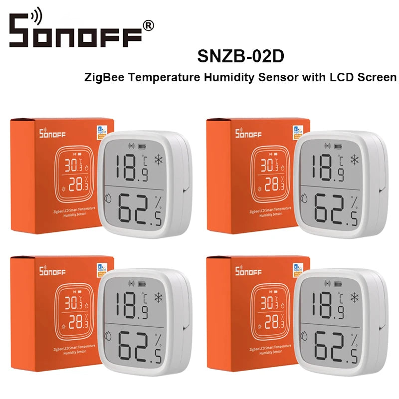 SONOFF SNZB 02D Zigbee Temperature Humidity Sensor with 2.5
