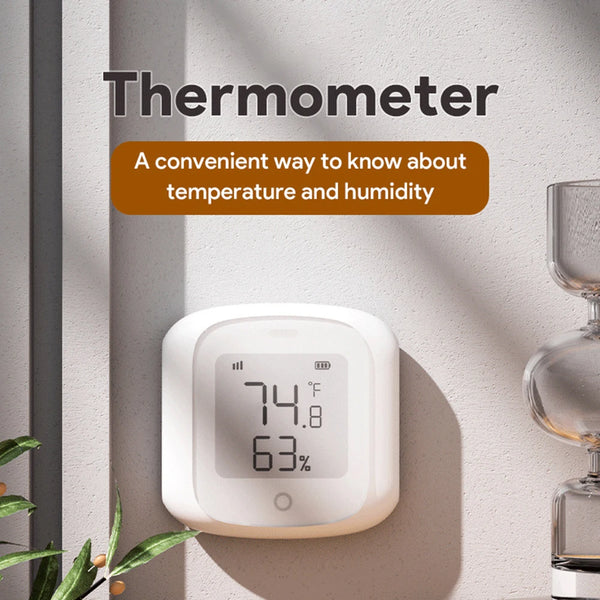Tuya Smart WiFi Bluetooth Temperature Humidity Sensor Wireless Home Backlight Thermometer Hygrometer APP Remote Control Detector