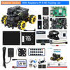 Yahboom 4WD Raspbot V2 AI Large Model Robot Kit for Raspberry Pi 5 Beginners Educational Project ROS2-Humble Python Programming