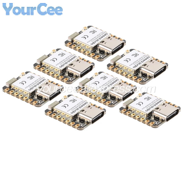 10pcs/1pc ESP32 Seeed Studio XIAO ESP32C6 WiFi 6+Bluetooth-compatible Ble 5 Zigbee Matter Wireless Development Board esp32C3