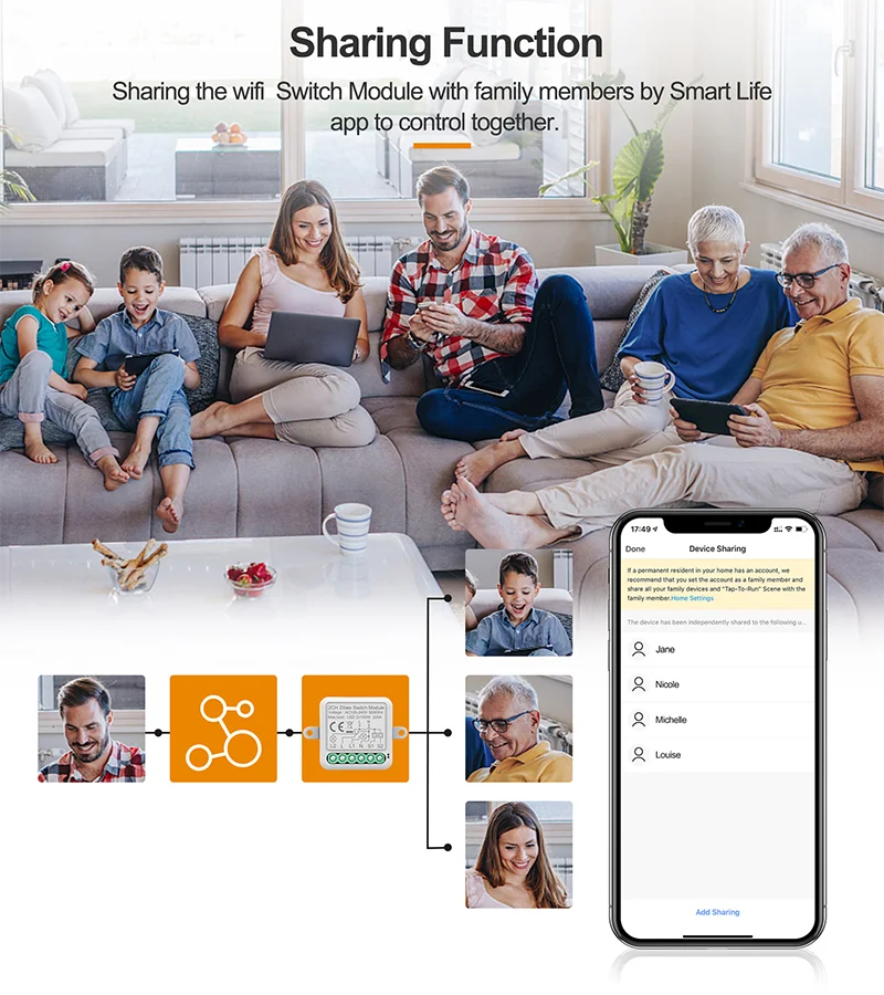 1/2/3/4CH Tuya Zigbee Smart Switch Module 10A Remote Control Switch Neutral Live Timer Breaker Module Works With Alexa Google