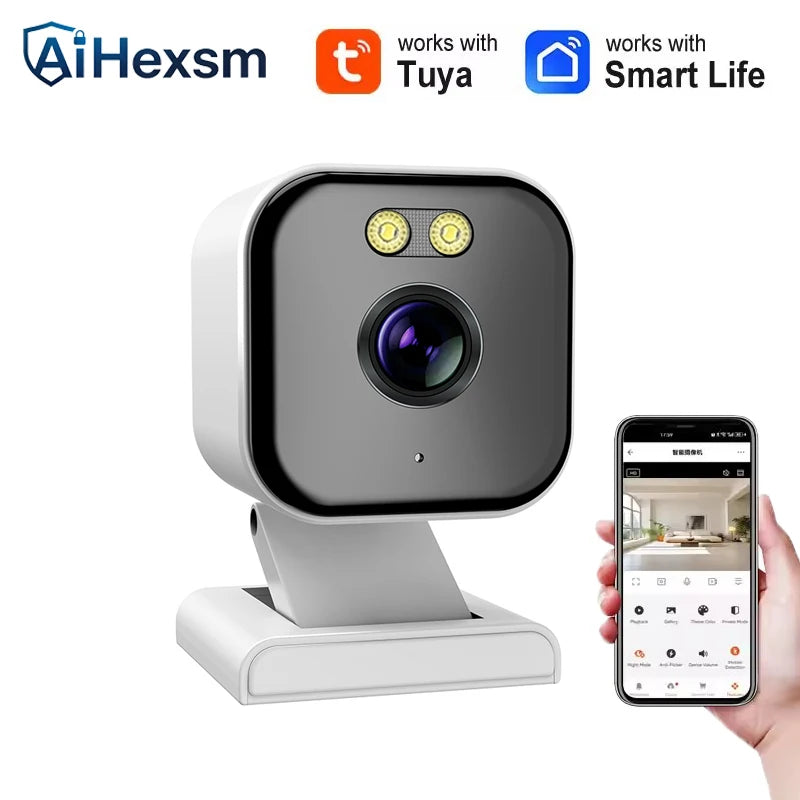 TUYA Magnetic 4MP Tuya Camera Wireless Mini Night Vision Wifi Baby Monitor Cam Outdoor Wateproof CCTV Video Surveillance Camera