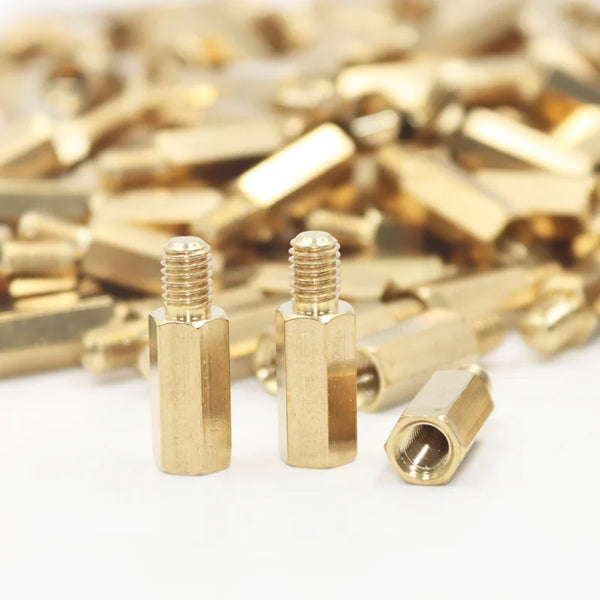 M2 M2.5 M3 M4 M5 Motherboard Standoffs Screws Nuts Kit for DIY Electronic PCB Circuit Hex Pillar Mount Male Female Brass Spacer