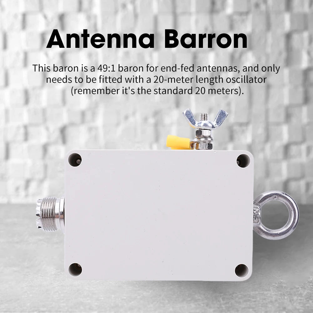 49:1 Balun Short Wave Balun 100W End Fed Half-Wave Antenna EFHW Antenna Ham Radio Balun for HF Short Wave product image
