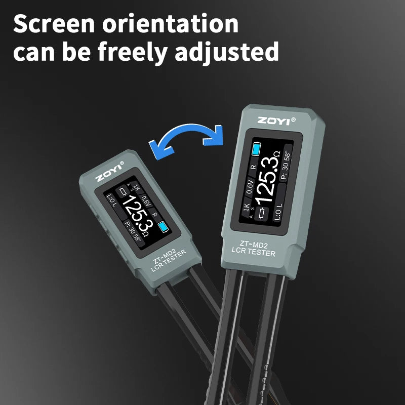ZOYI ZT-MD2 Intelligent Tweezers Lcr Digital Bridge Tester One Click Measurement Of Resistance Capacitance, And Inductance