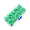50Pcs/BOX Green Blue Pitch 5.0mm Straight Pin 2P 3P Screw PCB Terminal Block Connector 10A 300V 24-18AWG