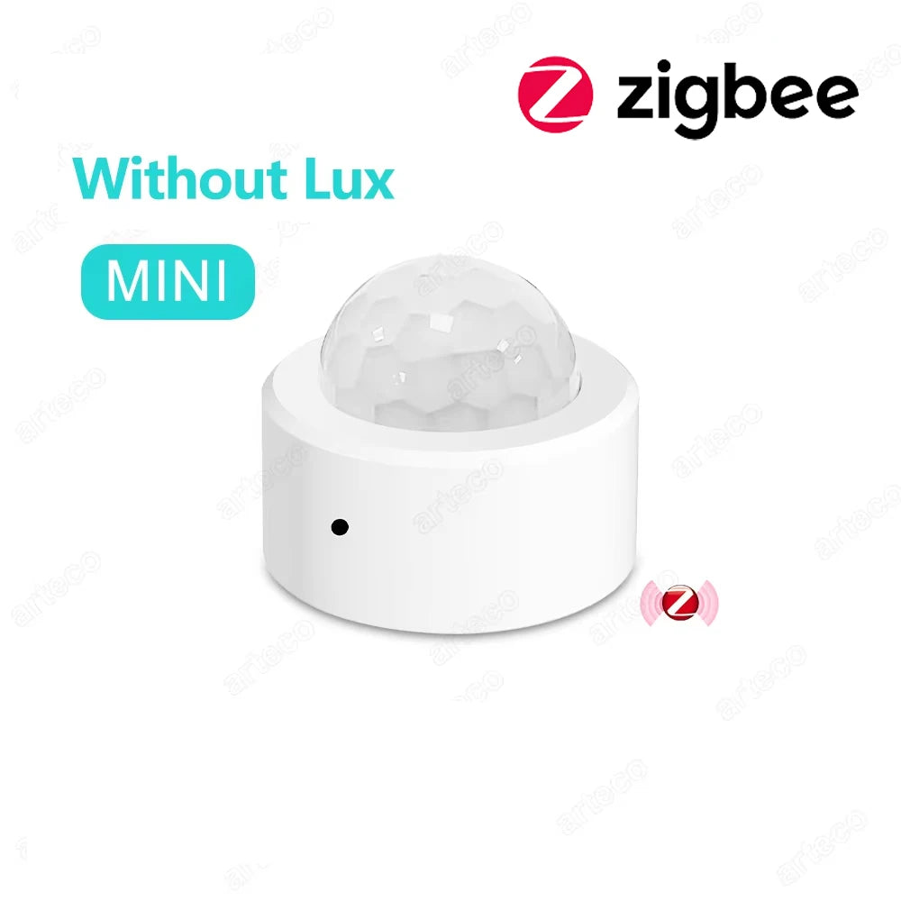 ZigBee Pir Motion Sensor Smart Human Body Sensors Infrared Detector Security Burglar Alarm Sensor Works With Home Assistant Z2M