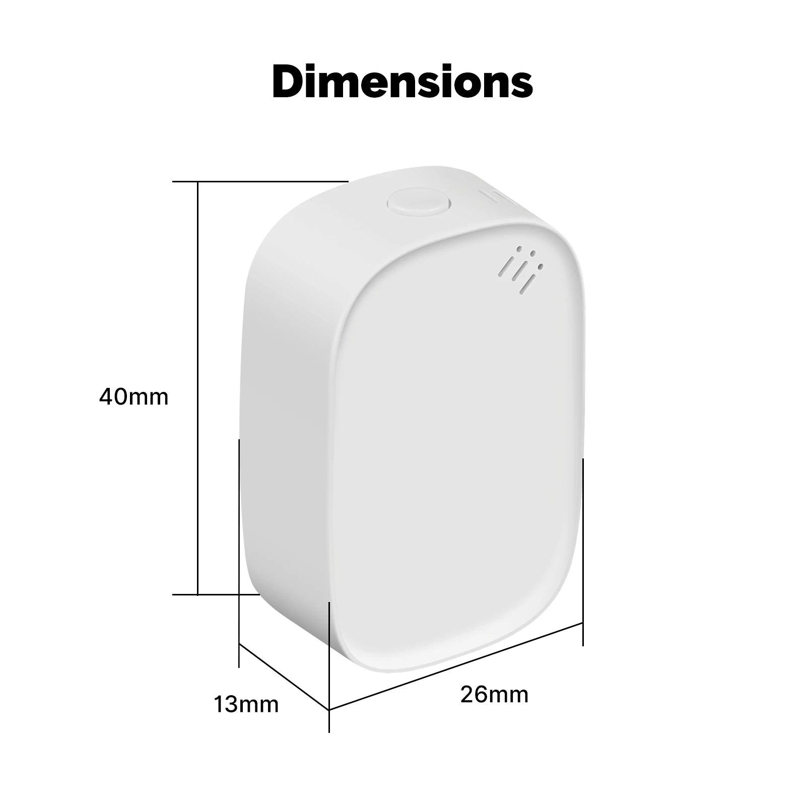 MOES Tuya Zigbee Smart Temperature Humidity Sensor Indoor Hygrometer APP Monitoring Works detail image 6