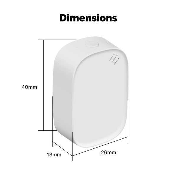 MOES Tuya Zigbee Smart Temperature Humidity Sensor Indoor Hygrometer APP Monitoring Works detail image 6