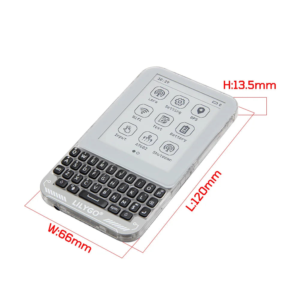 T-Deck Pro ESP32-S3 Board – 4G LoRa GPS E-Paper Touch, PCM5102A, QWIIC IoT Dev Kit