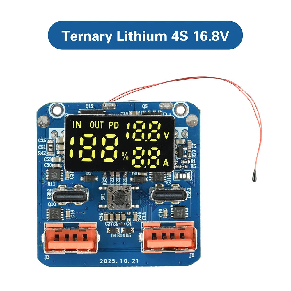 4S 20V 5A Buck-Boost Module Charge/Discharge Integrated Bidirectional Fast Charging High Power Output Lithium Battery Module