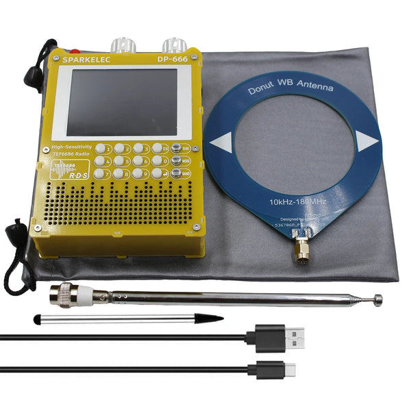 SPARKELEC DP-666 TEF6686 Full Band FM/MW/Short Wave HF/LW Radio Receiver IPS LCD Battery + detail image 8