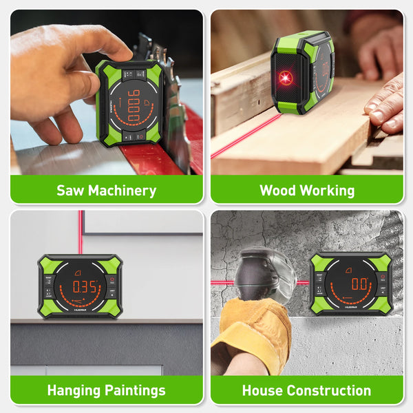 Huepar Digital Angle Gauge AG2L 3-1N-1 Digital Angle Gauge Magnetic with Laser Level detail image 6