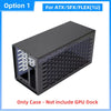 TH3P4G3 Metal Case Thunderbolt-compatible GPU Dock Exteral Graphic Card Adapter Suitable for ATX SFX FlEX(1U) Power Supply