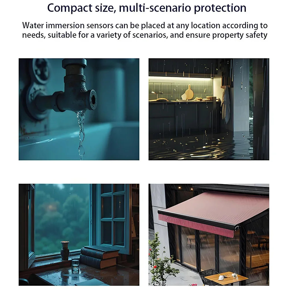 Advanced Zigbee Rain Sensor for Wireless Outdoor Rain Detection,Water Leak Sensor,Linkage Control,eWelink APP Supported