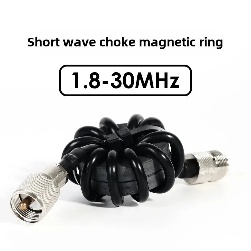 EM-25 Shortwave Choke Magnetic Ring 1.8-30MHz Suitable for HF Shortwave Radio To Suppress Common Mode Current Anti-interference