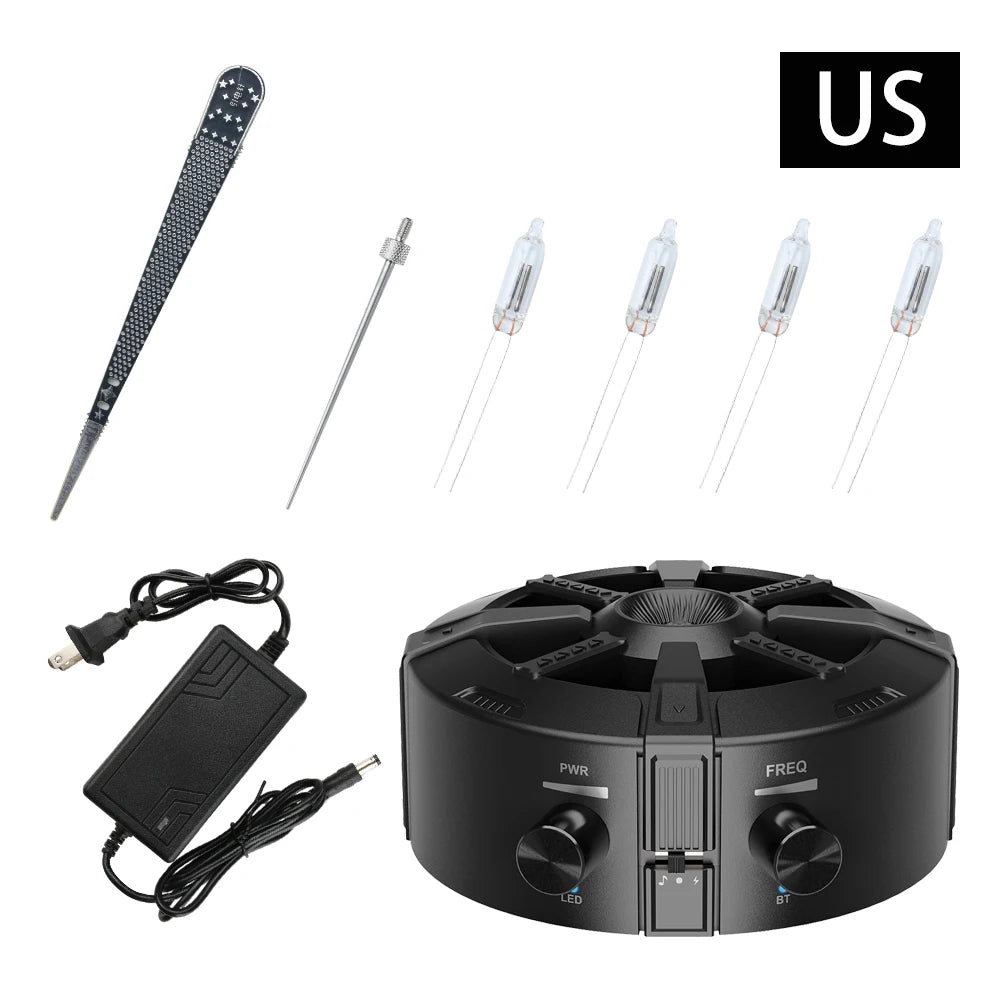 Tesla Coil Bluetooth Music Box Arc Generator Artificial Lightning Touchable Teaching Demonstration Experimental Model AC110/220V