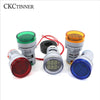 22mm AD16-22DVA Round LED Dual Display Volt Ampermeter Voltmeter 60-500V Ammeter Digital Voltage Current Ampere Meter Indicator