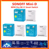 SONOFF MINI-D MINI Dry WiFi Smart Switch Dry Contact AC/DC Matter Switch For Garage Door Work with Alexa Google Home Homekit