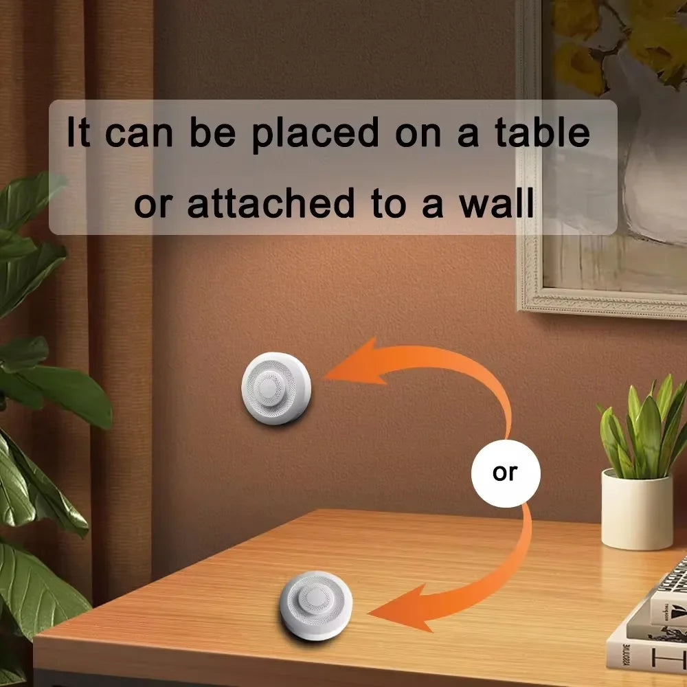 Tuya Smart Zigbee/WIFI Smart Airbox CO2 Formaldehyde VOC Detector Temperature Humidity Sensor 5in1 Airbox Via Alexa Google Home