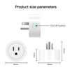 MOES Smart Plug WiFi, Brightness & Timer Control, Works with Tuya App, Alexa Google Voice Control, EU/UK/US Plug
