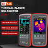 ET13S 2in1 Wärmebild-Multimeter 10000 Zählt Zählt 2,8-Zoll-Touchscreen -20 ℃ bis 550 ℃ Temperaturmessung IR-Kamera 