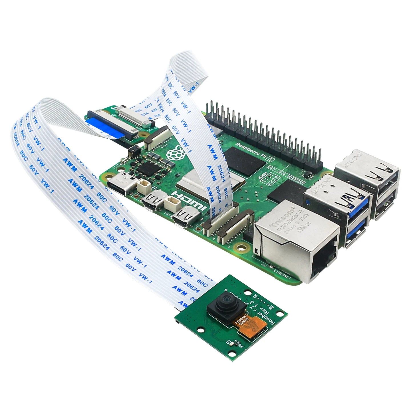 DSI/CSI Display CSI Camera Interface Cable Adapter Module 15Pin To 22Pin For Raspberry Pi 5